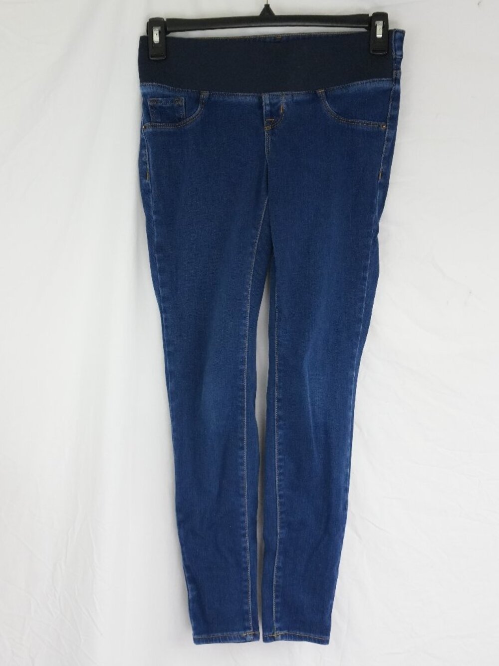 LNC Rockstar Super Skinny Front Low Panel Old Navy Size 0 Maternity Jeans XS